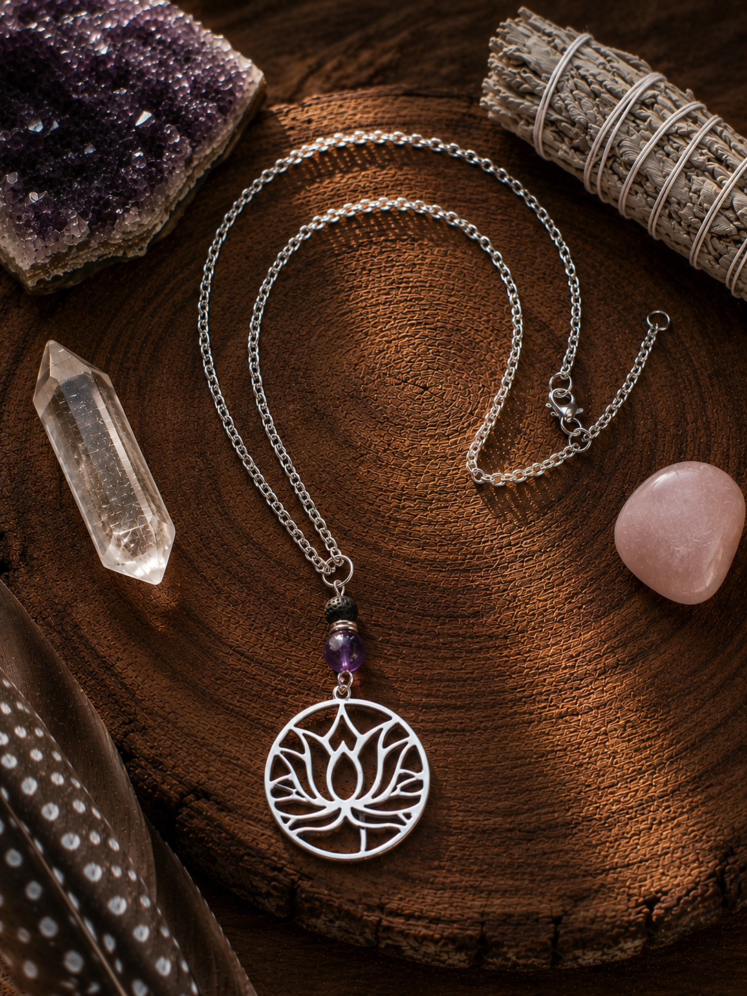 Handcrafted Crystal Pendants