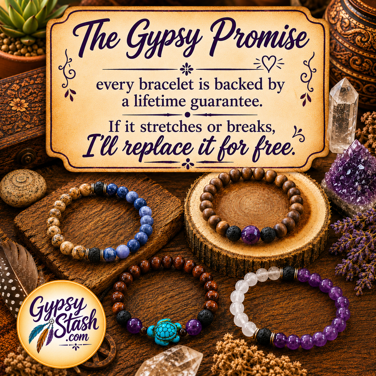 Handmade Crystal Bracelets
