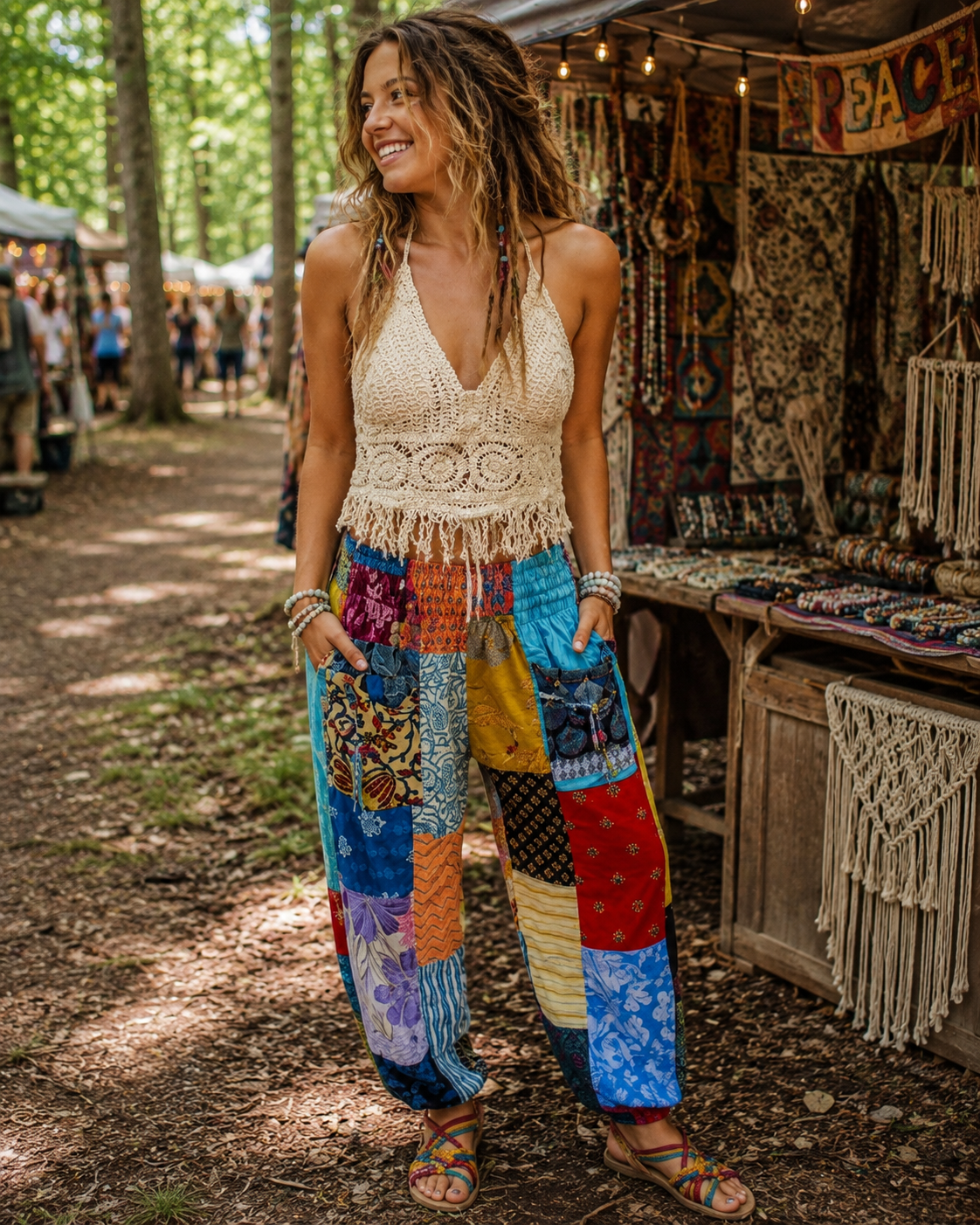 Patchwork Pants