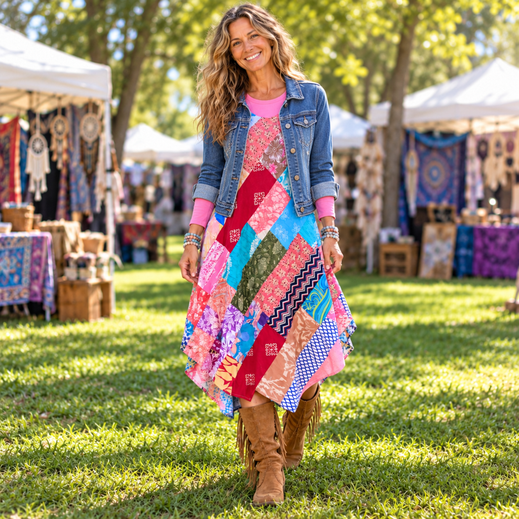 Patchwork Dress