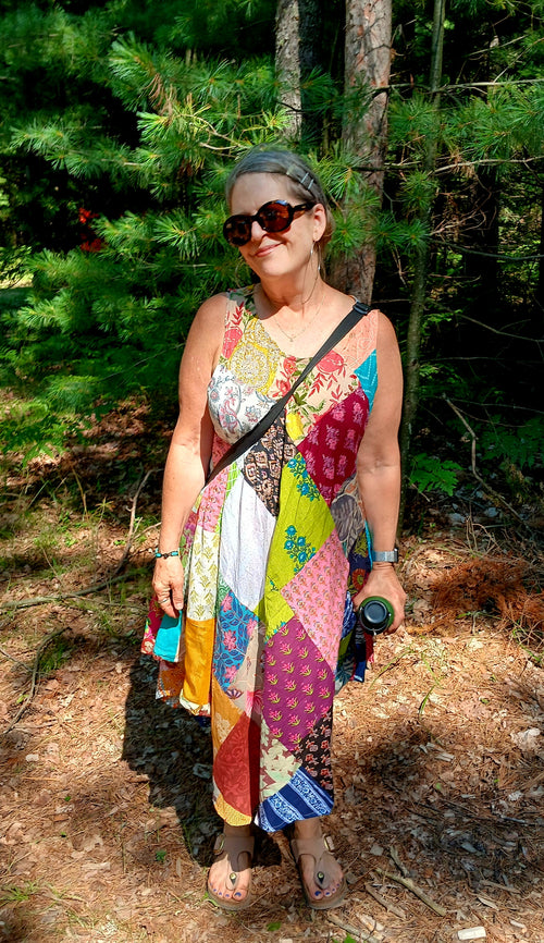 Handcrafted Patchwork Dress