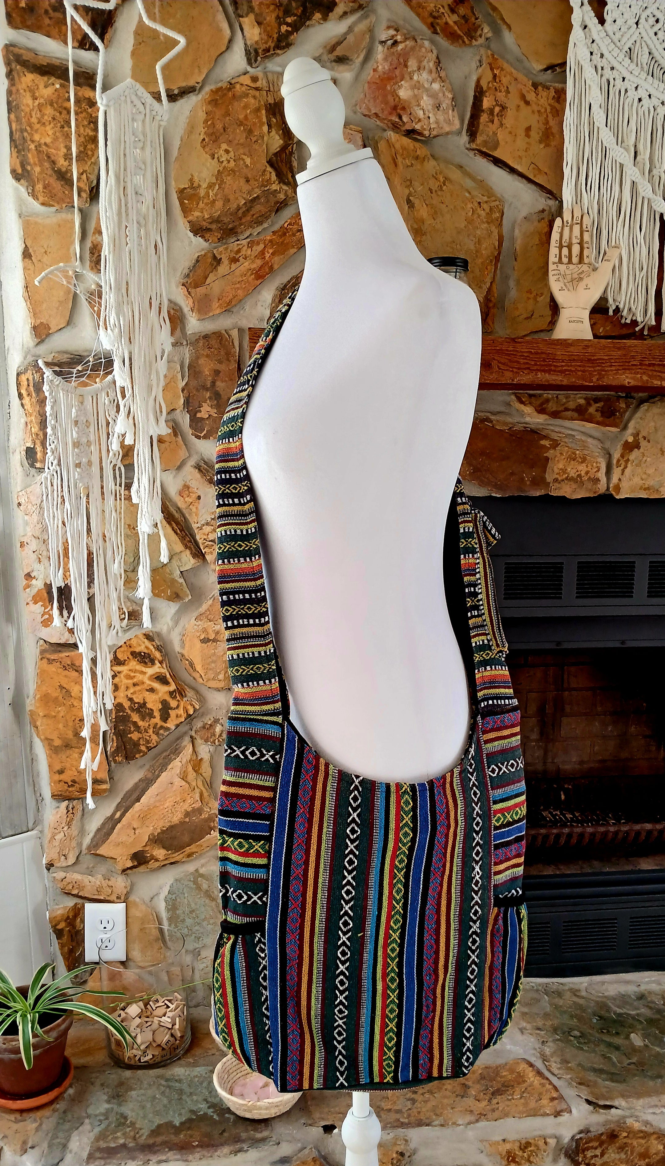 Hippie Bag with Turtle Design