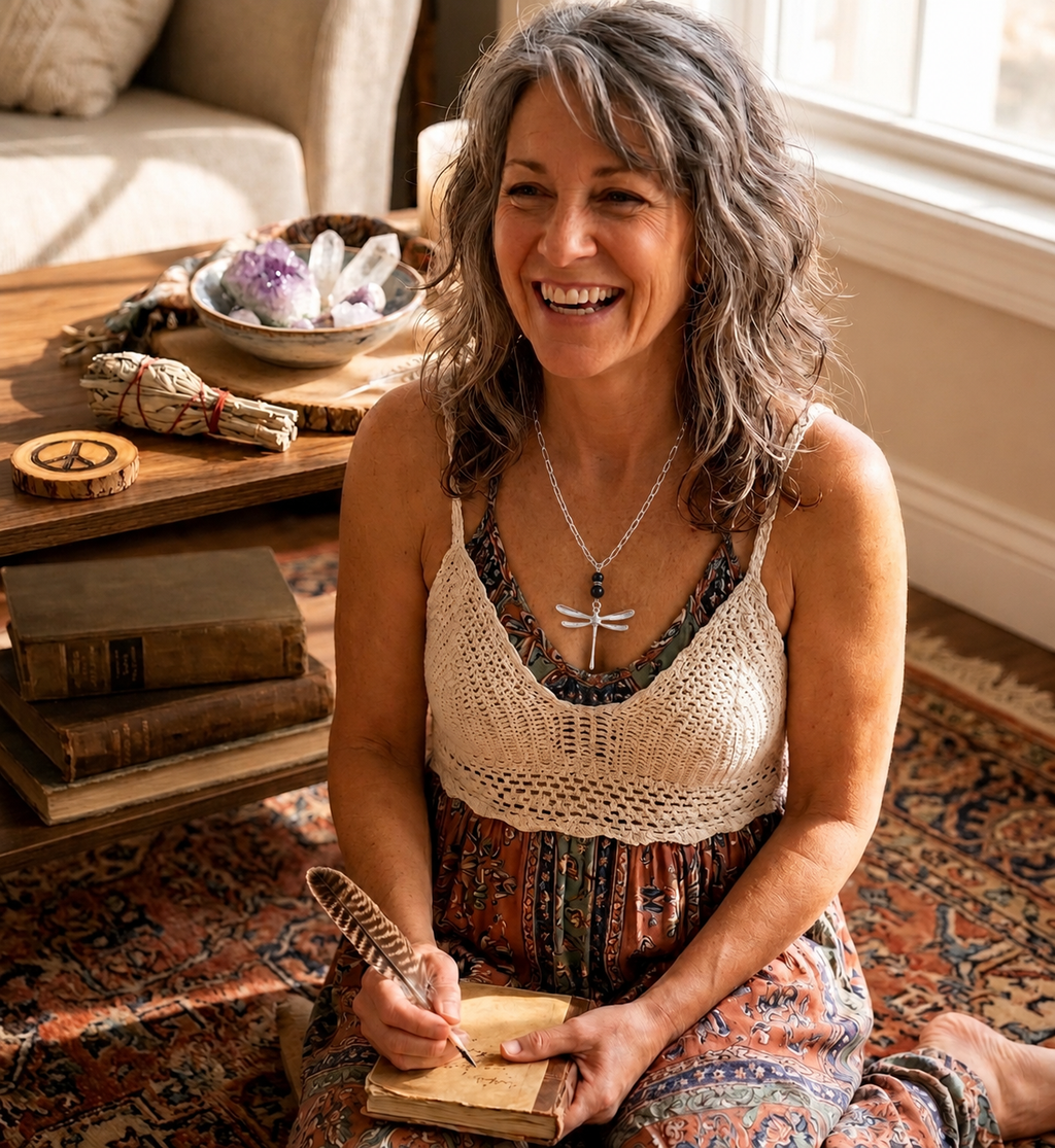 The Grounded Dragonfly Necklace