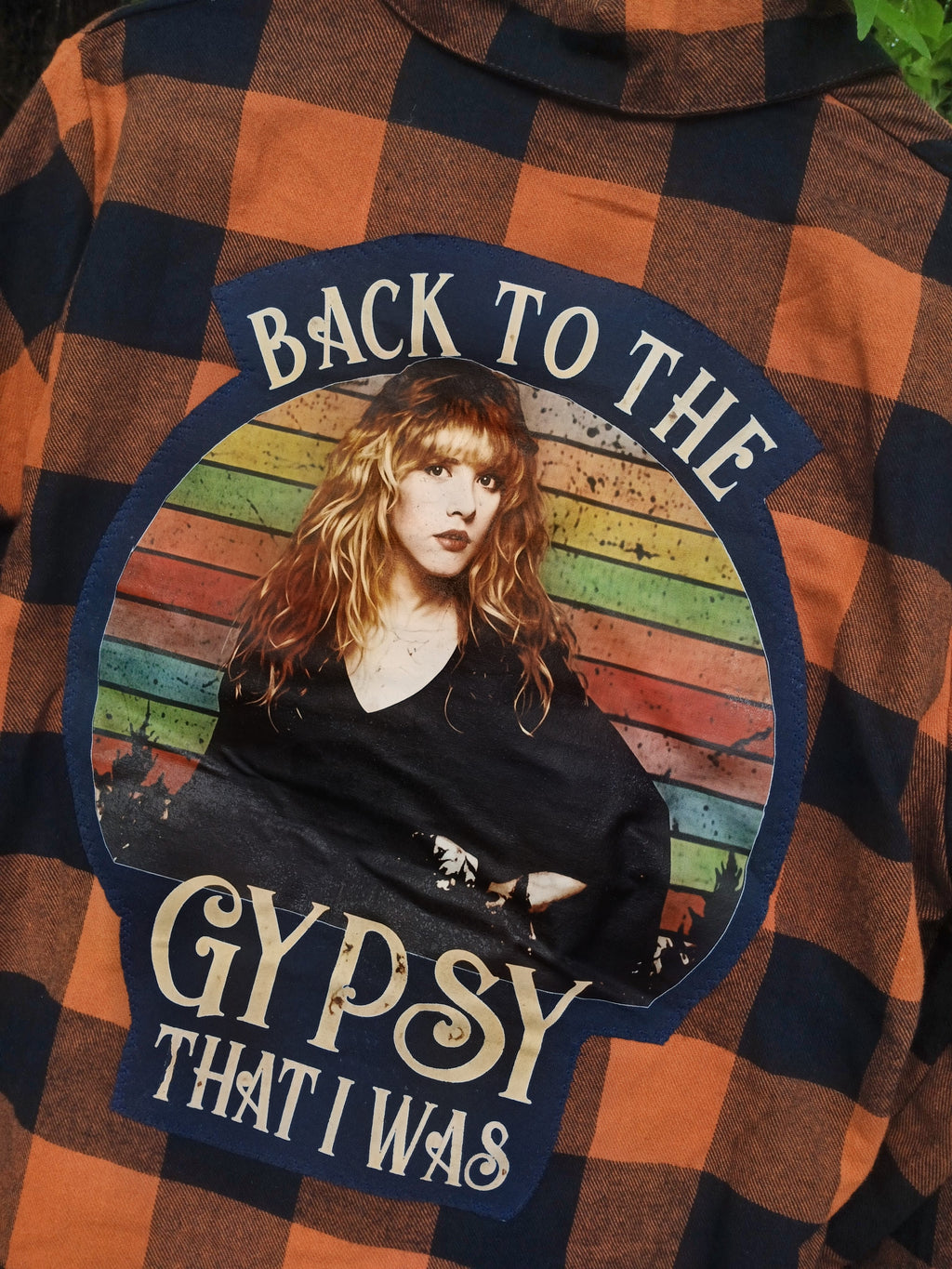 ✨ One-of-a-Kind Boho Vibe: The "Stevie" Upcycled Flannel ✨