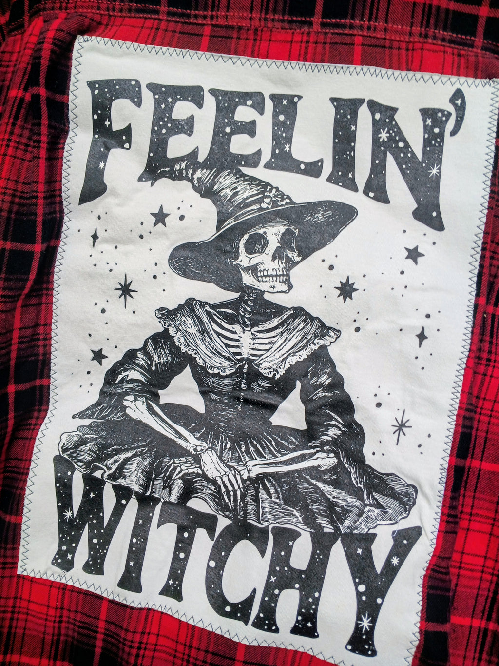 Feeling Witchy | One-of-a-Kind Upcycled Flannel Shirt