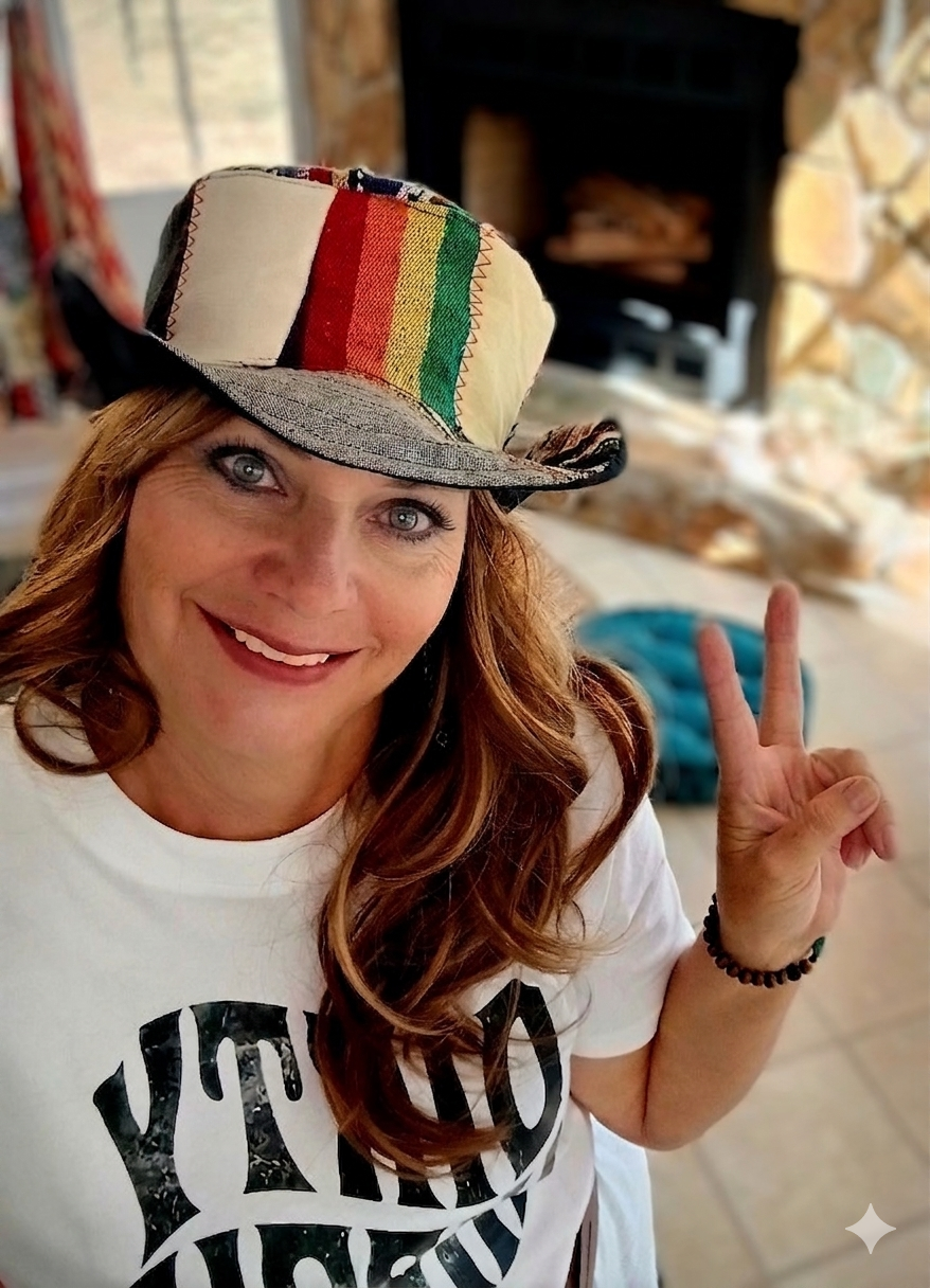 Patchwork Hemp Hippie Hat