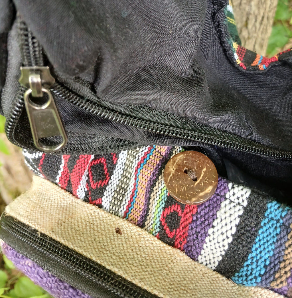 The Bee Peace Sign Crossbody Bag
