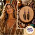 Amethyst Crystal Earrings