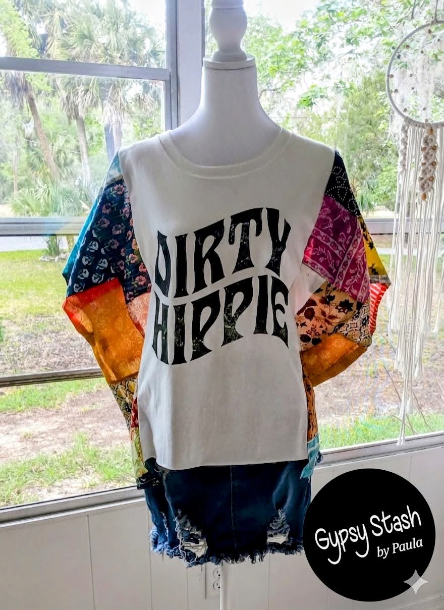 The "Dirty Hippie" Patchwork Kimono