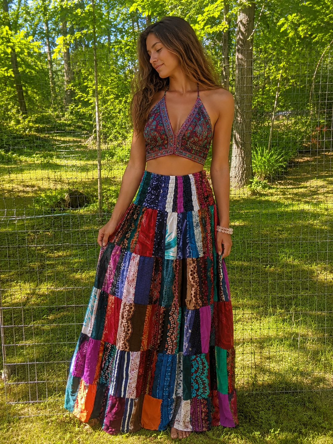 Boho Patchwork "Free Spirit" Skirt