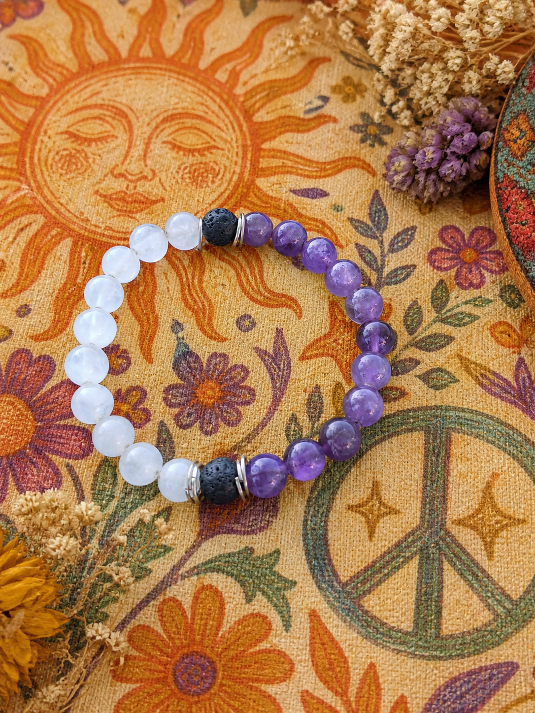 Handmade Crystal Healing & Calmness Bracelet