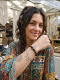 Sandalwood, Lava Rock, & Tiger’s Eye Bracelet