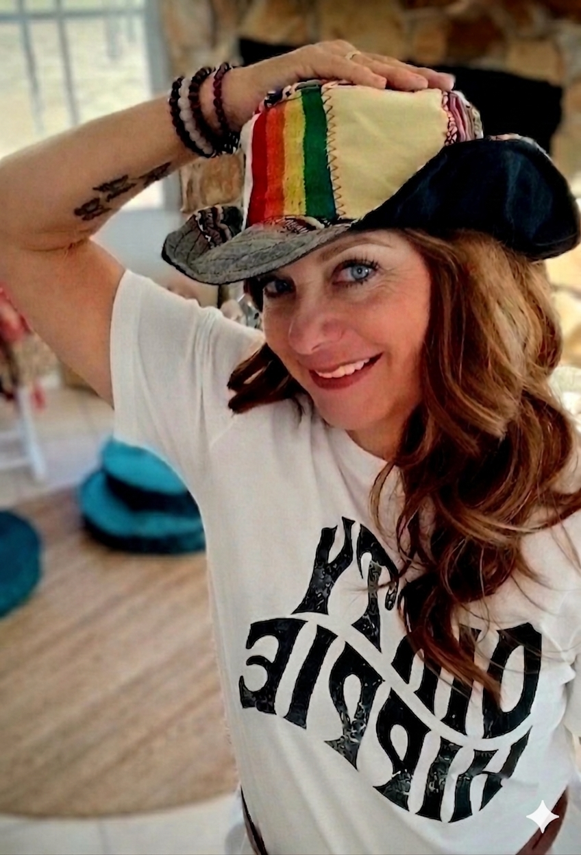 Patchwork Hemp Hippie Hat