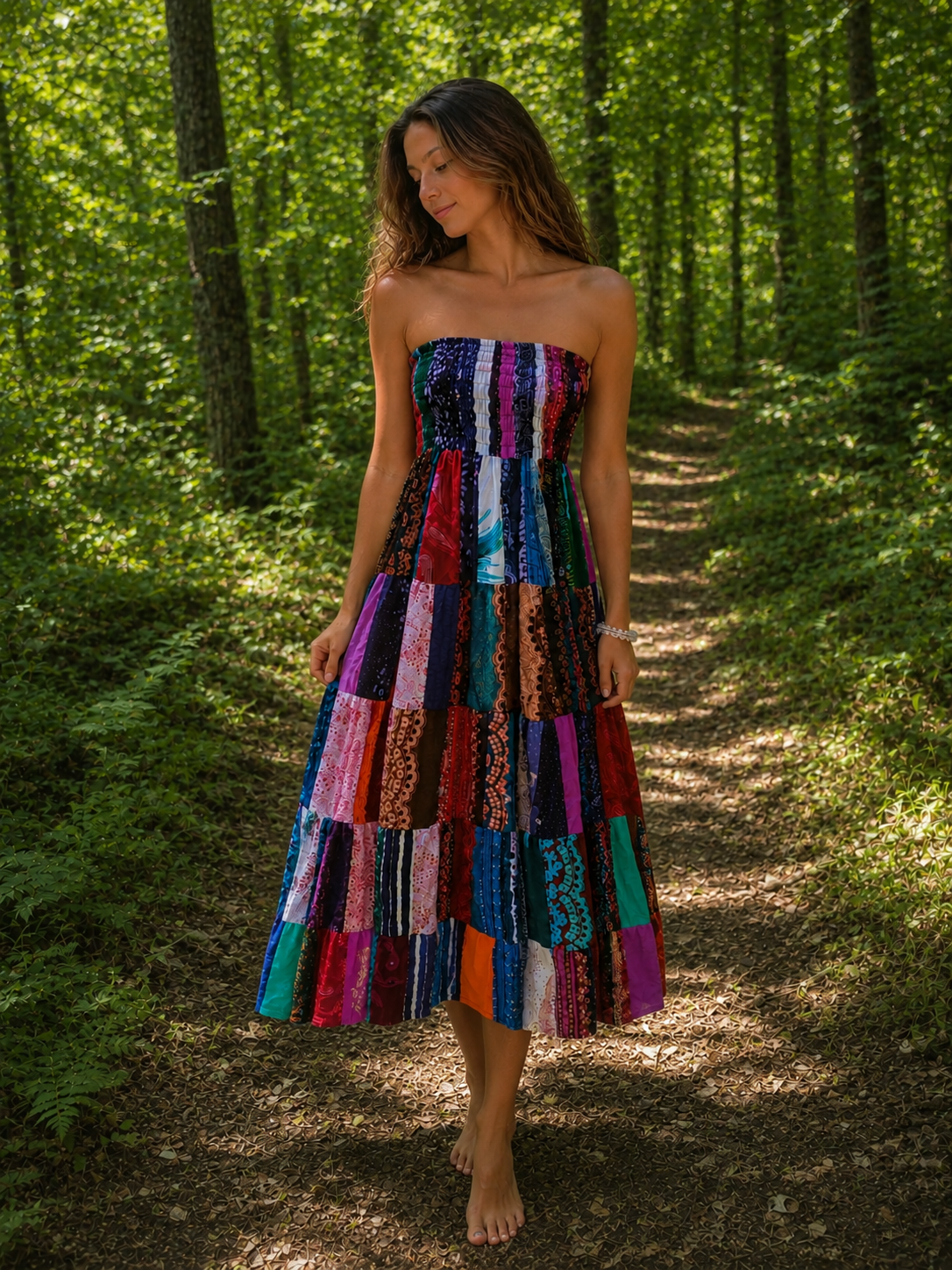 Boho Patchwork "Free Spirit" Skirt
