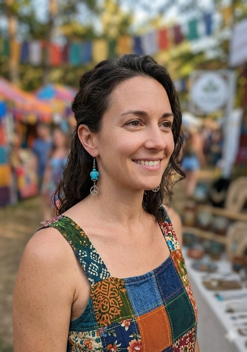 Handcrafted Crystal Turtle Peace Earrings /// Made with Crystals