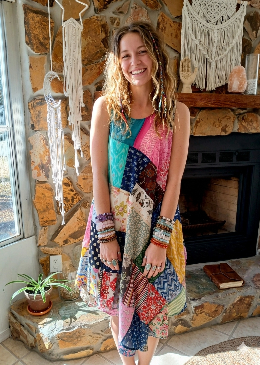 Patchwork Dress
