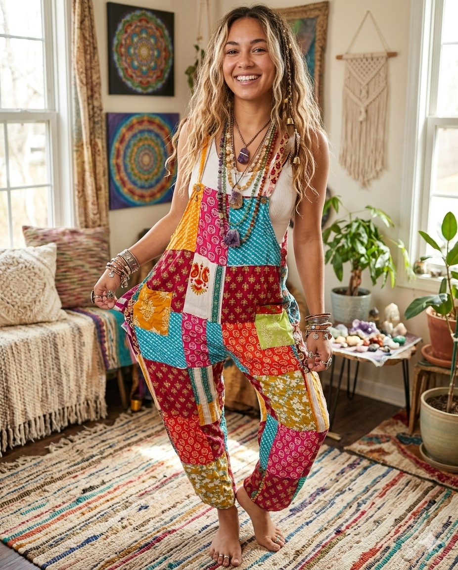Patchwork Jumpsuit