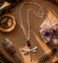 The Grounded Dragonfly Necklace