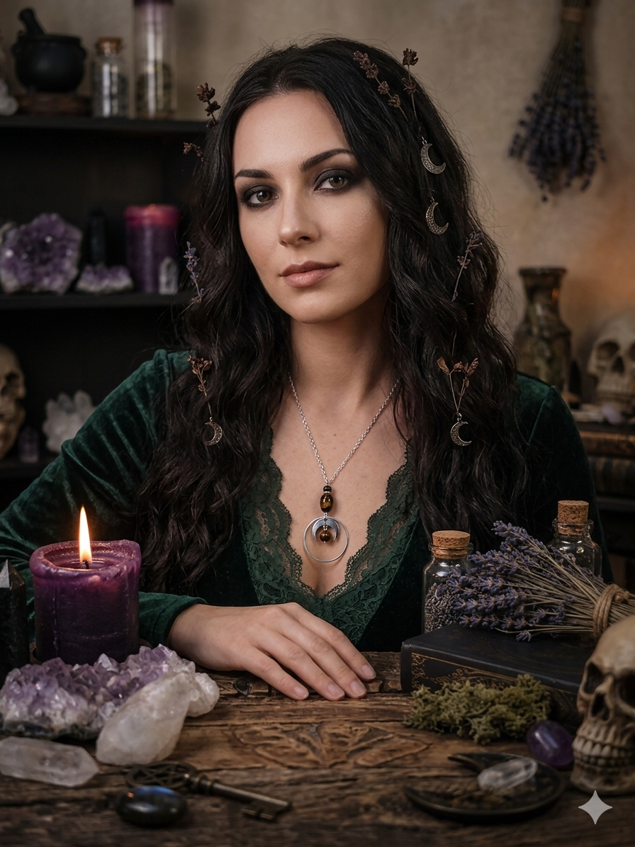 Harness the Lunar Night Necklace >>>Tiger’s Eye & Lava Stone Diffuser Necklace