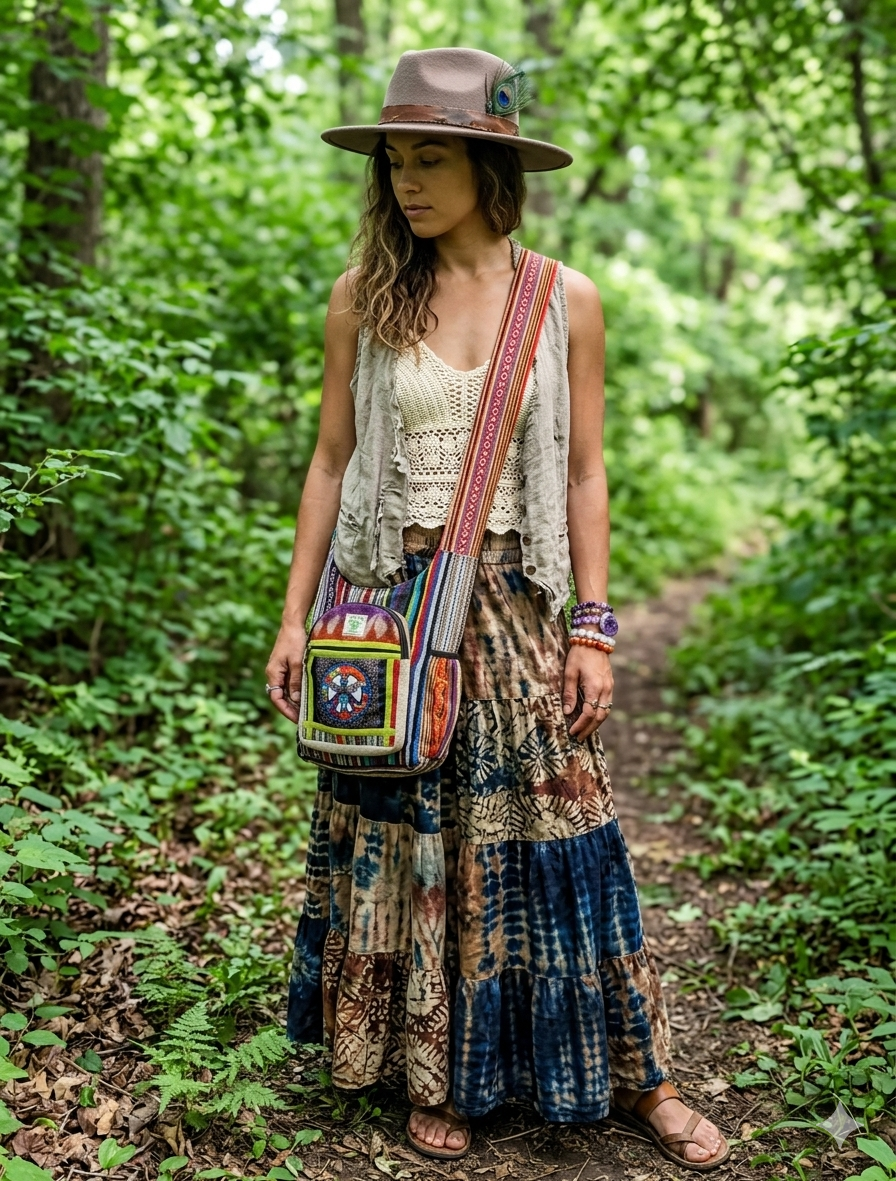 The Bee Peace Sign Crossbody Bag