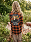 ✨ One-of-a-Kind Boho Vibe: The "Stevie" Upcycled Flannel ✨