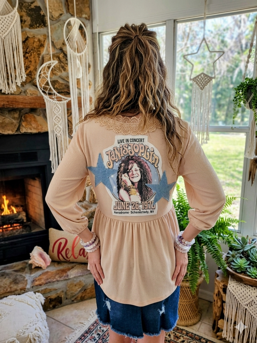 Boho Janis Joplin Coverup