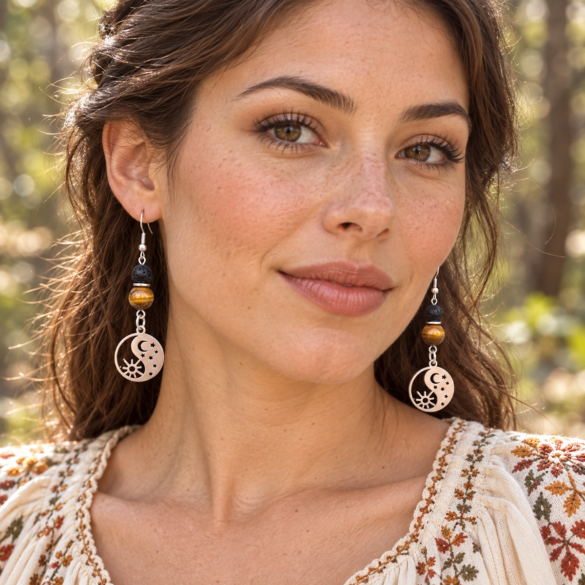 Handcrafted Crystal Cosmo Earrings