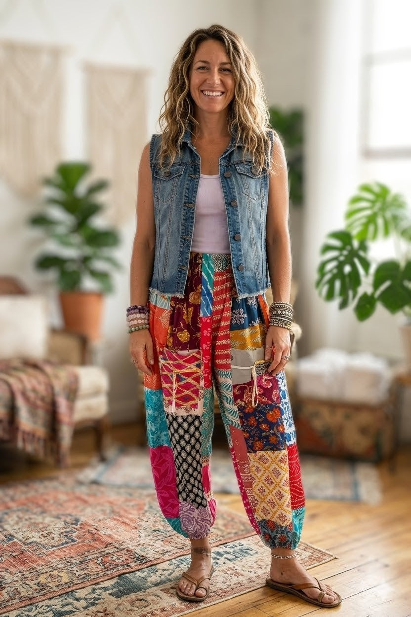 Patchwork Pants